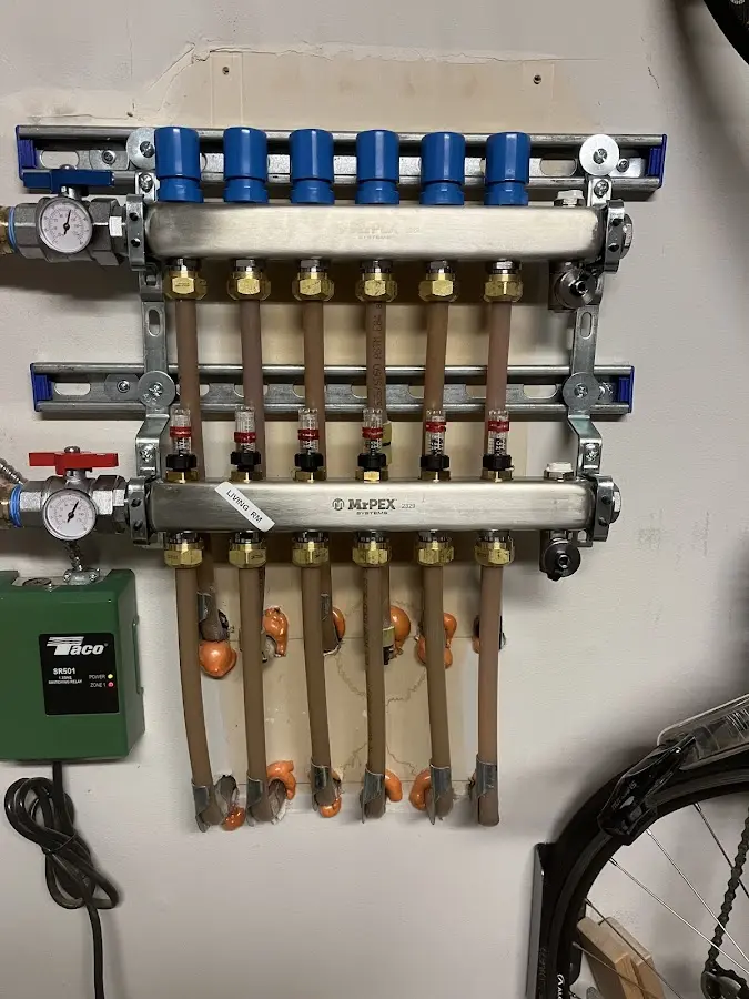 Plumber performing Leak Detection at a residential property in Verdigris